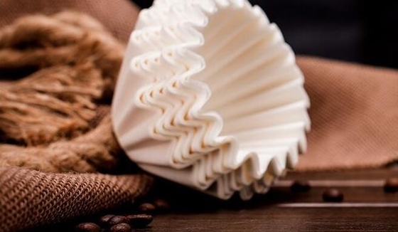 B01 Virgin Wood Pulp Coffee Filter Bowl Paper For 1 - 2 Cups 155 X 45 Mm 50pcs