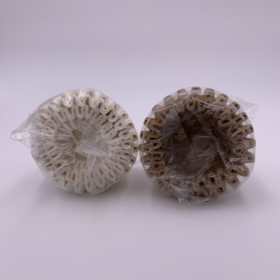 Virgin Wood Pulp Unbleached Coffee Filters Basket For 1 - 12 Cups
