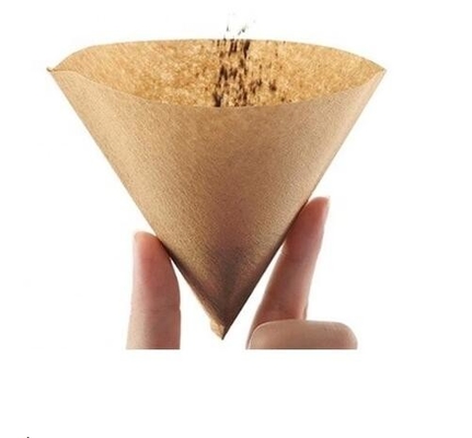Natural Unbleached Cone Coffee Filter Paper For Beverage