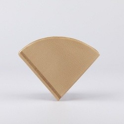 V60 Biodegradable Wood Pulp Cone Coffee Filter Paper For 1 - 4 Cups 100 Sheets
