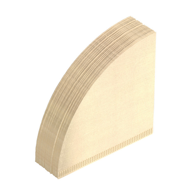 Natural Brown Cone Coffee Filters Conical Shaped Pour Over Coffee Dripper