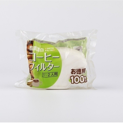 Virgin Wood Pulp 2-4 Person V60 Coffee Drip Filter Paper Customized Bag