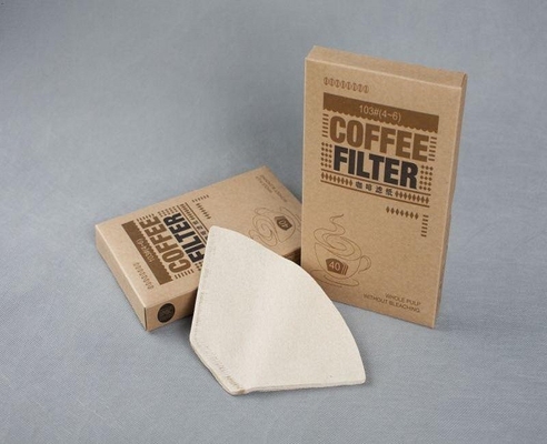 Disposable Paper Pour Over Coffee Dropper Cone Coffee Filter 100 Pcs