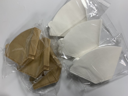 OEM Abaca Disposable Cone Pour Over Cone Coffee Filter