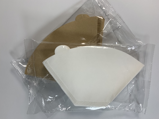 Bleached Paper Cone Style Coffee Filters Wood Pulp