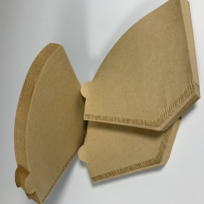 Natural Unbleached Cone Coffee Filter Paper Bags 49x163 mm