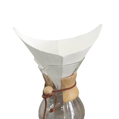 2-6 Cup Classic Bleached Pour Over Disposable Drip Chemex Coffee Filter Paper