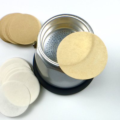 Hand Brewed Circle Coffee Filter Paper For Moka Pots 64mm 68mm