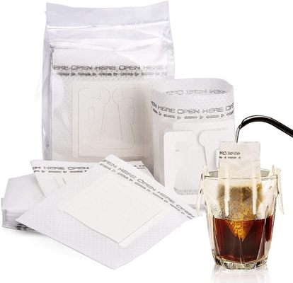 Food Grade Portable Three Side Sealed Drip Coffee Filter Bags Hanging Ear