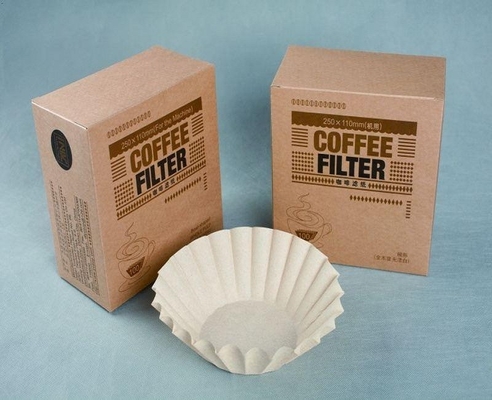 Basket Style For 2-4 Cups Size Virgin Wood Pulp Coffee Filter Paper