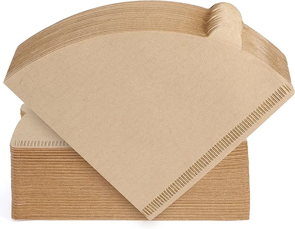 Natural Unbleached Cone Coffee Filter Paper For Beverage