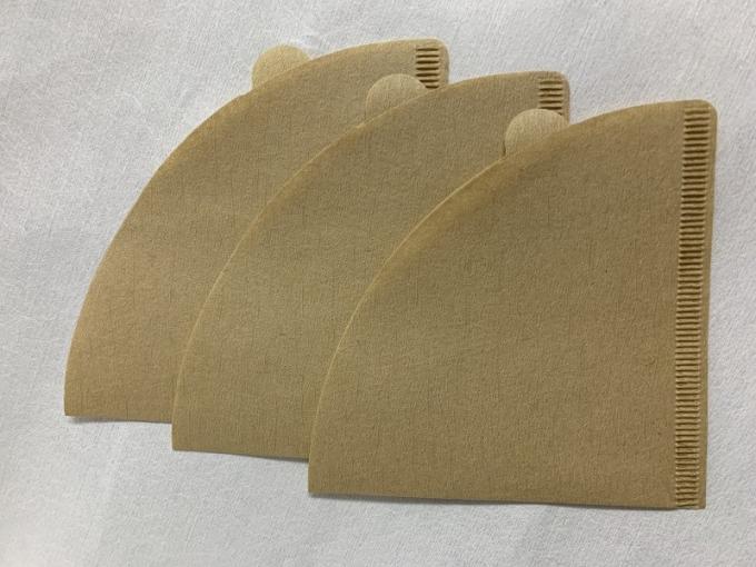 Natural V Shaped Bonded Filter Paper Coffee Filters 13x10x10cm